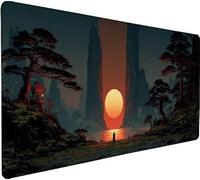 Tapis de Souris Gaming Coucher De Soleil Tapis Souris XXL 800x300x3mm, Mouse Pad Canyon Grand MousePad, Améliore la Précision et Rapidité, Imperméable Antidérapante Mousepad, Accessoires Gaming 5-0762