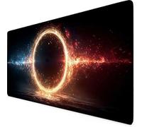 Tapis de Souris Gaming Couleur Tapis de Souris Géométrie Mouse Pad XXL 1000 x 500mm Desk Mat avec Bords Surpiqués et Antidérapant, pour Études, Gaming, Accessoires Bureau, Décoration Cadeaux m4073