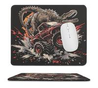 Tapis De Souris Gaming Dinosaure De Dessin Animé Cool Sports Mon-Ster Truck Doux Tapis De Souris Gamer Confort Gamer Mouse Pad pour Jeux Ordinateur Professionnels 25X30Cm
