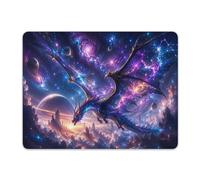 Tapis de Souris Gaming Dragon planant à Travers Les cieux nébuleux Tapis