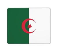 Tapis De Souris Gaming Drapeau De L'Algérie Portable Tapis De Souris De Jeu Antidérapante Mousepad De Bureau pour Travail Clavier Gamer 10X12In