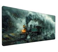 Tapis de Souris Gaming Former Tapis de Souris XXL 23.6x11.8x0.12 inch Montagne Gaming Mousepad Extended Tapis de Bureau avec Imperméable Antidérapante et Bords Cousus pour PC, Ordinateur, Model 479