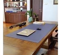 Tapis de souris gaming grand format pour ordinateur, Tapis de protection extra larges XXL pour clavier et souris de bureau(DarkBlue,90x42cm)