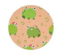 Tapis De Souris Gaming Grenouilles Vertes Amusantes 9 Tapis De Souris Petit Mouse Pad Durable Mousepad pour Voyage Maison Ordinateur 20X20 Cm