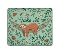 Tapis de Souris Gaming Hamac S-Loth Playful Nature Fleurs Vert Tapis de | souris de jeu 10x12in Étanche Mousepad de Bureau Résistant Tapis de souris pour PC Gaming
