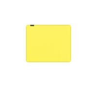 Tapis de souris gaming HATOR Tonn EVO M, 360x300x4mm, Caoutchouc, Surface Monochromatique Jaune, Rebords Cousus, Référence HTP-024