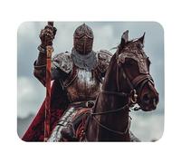 Tapis De Souris Gaming Histoire des Chevaliers Cavaliers 25X30Cm Base en Caoutchouc Tapis De Souris Portable Mouse Pad pour Maison Bureau