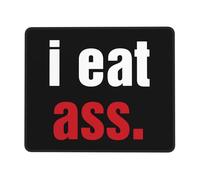 Tapis De Souris Gaming Je Mange des Culs Confort Tapis De Bureau Antidérapante Mousepad De Bureau pour Maison Accessoires Gaming 10X12In