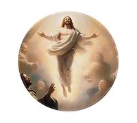 Tapis De Souris Gaming Jésus Monte Au Ciel 4 Tapis De Souris Résistant À Usure Mouse Pad Durable Mousepad pour Jeu Ordinateur Voyage 20X20 Cm