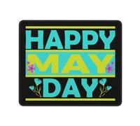 Tapis De Souris Gaming Joyeux 1Er Mai Friction Faible Mousepad Portable Gamer Mouse Pad pour Travail Gamer Ordinateur 25X30Cm