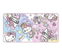 Tapis de souris gaming - KONIX - Hello Kitty - XXL 90 x 46 cm - Surface microfibre antidérapante - Caoutchouc
