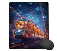 Tapis de Souris Gaming Le Train de rêve Petit Tapis Souris 340 x 280 mm, Petit Mouse Pad sous Main avec Base en Caoutchouc Antidérapante, Accessoire Bureau, pour Gamer, Personnel de Bureau rf715