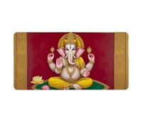 Tapis de Souris Gaming Les Dieux Indiens XXL 900 x 400 mm Grand Tapis de Bureau Gamer Bords Cousus Imperméable Antidérapant pour PC, Ordinateur Portable Améliore la Précision et la Vitesse J-972