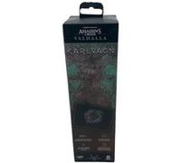 L33T Assassin Creed Valhalla Design Tapis de Souris Gaming RGB (M) 355 x 255 x 3 mm, 10 Modes d'éclairage RVB, Base antidérapante, Surface Textile, Bords Cousus, Bonnes propriétés de Glissement, Noir