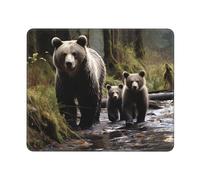 Tapis de Souris Gaming Maman Ours et Son Souris Tapis 10x12in