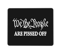 Tapis De Souris Gaming, Nous, Le Peuple, Sommes en Colère Mousepad Base en Caoutchouc Tapis De Gaming Antidérapante Souris De Gaming pour Souris Bureau 25X30Cm