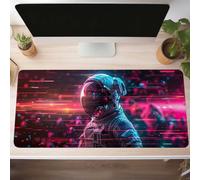 Tapis de Souris Gaming Océan, Tapis de Souris XXL 120 x 60cm, Étendue Base Anti-Dérapage Desk Mat, Imperméable Surface, Bords Cousus, Lavable Mouse Pad Bleu pour Maison Bureau Jeux PjY1554 5-T