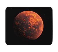 Tapis De Souris Gaming Planète De Magma Chaud Résistant À Usure Accessoire Bureau Durable Mousepad pour Pc Clavier Maison 25X30Cm