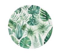 Tapis De Souris Gaming Plante Tropicale À Feuilles Vertes Tapis De Souris Durable Mouse Pad Lavable Mousepad pour Travail Bureau Ordinateur 20X20 Cm