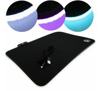 Tapis De Souris Gaming Premium HQ LED RGB 3mm Résistant 250 X 350mm Moyen