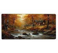 Tapis de Souris Gaming RivièRe Tapis Souris XXL 1000x500x3mm, Mouse Pad Gamer Maison Grand Mousepad, Améliore la Précision et Rapidité, Imperméable Antidérapante Mousepad Accessoires Gaming H-HP51