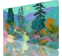 Tapis de Souris Gaming Rose, Grand Tapis de Souris XXL 600 x 400 x 4 mm, Fleur Mouse Pad pour Clavier et Bureau, Gaming Accessoire, Lavable, Améliore la précision et la Vitesse pour Gamer l-2050