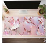 Tapis de Souris Gaming Rose, Tapis de Souris XXL 160 x 80cm, Étendue Base Anti-Dérapage Desk Mat, Imperméable Surface, Bords Cousus, Lavable Mouse Pad Mélancolie pour Maison Bureau Jeux PjY8262 5-2