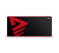 Tapis de Souris Gaming Savio Turbo Dynamic XL 900x400x3mm Noir/Rouge, Surface en Tissu, Base Antidérapante en Caoutchouc, Rebords Cousus