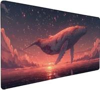 Tapis de Souris Gaming Sea Tapis Souris XXL 900x400x3mm, Mouse Pad Ciel éToilé Grand Mousepad, Améliore la Précision et Rapidité, Imperméable Antidérapante Mousepad pour Accessoires Gaming 7-HP19