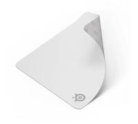 SteelSeries Tapis de souris QcK L – Base antidérapante en caoutchouc – 450 x 400 mm – Blanc