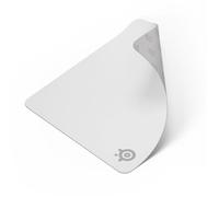 SteelSeries Tapis QcK Grand - Blanc - Base antidérapante en Caoutchouc - Suivi et stabilité de Pointe - Optimisé pour capteurs Gaming - 450 mm x 400 mm - FPS, MOBAs, RTS, MMO