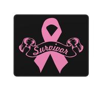 Tapis de Souris Gaming Survivante du Cancer du Sein Mousepad 10x12in | Confort Base de table Résistant Tapis de souris pour PC Ordinateur Travail