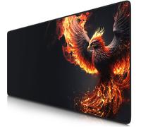 Tapis de souris gaming Titanwolf XXL, 900 x 400 x 3 mm, sous-main, lavable, dos antidérapant, vitesse & précision, Phoenix