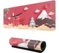 Tapis de souris gaming Torii du mont Fuji japonais XL31,5x