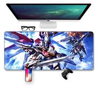 Tapis De Souris Gaming Warrior in The Heart - Dimension 800X400X3Mm - Base en Caoutchouc Antidérapante - Tissage Texturé Traité Spécial Et Bord Cousu, G