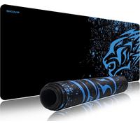 Tapis de Souris Gaming XL-700 x 300 mm-Gamer Mouse Pad-approprié pour Souris de Bureau et Souris de Gaming-Blue Leopard 3522