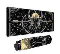 Tapis de Souris Gaming XXL 1000x500x3mm, Constellation Grand Tapis de Clavier Bureau Antidérapant avec Bords Cousus, Noir Grand Mouse Pad Gaming pour Bureau et Maison, améliore la Vitesse LJ-2027
