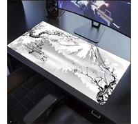 Tapis de Souris Gaming XXL 900x400x3 mm,Palais des Fleurs de la Montagne enneigée Tapis Souris Gaming Grand,Bords Surpiqués et Base en AntidéRapant Surface, AméLiore La PréCision et La Vitesse