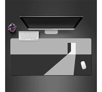 Tapis de Souris Gaming XXL 900x400x3mm,Abstrait Gris Grand Tapis de Souris,Base en Caoutchouc antidérapante,Spéciale Améliore la Précision et la Vitesse pour Gamer PC Ordinateur