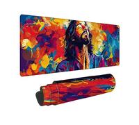 Tapis de Souris Gaming XXL Abstrait Religion, Tapis de Souris XXL - 1600x800x3mm - Mouse Pad Mat, sous Main Bureau Gamer Extra Large, Base antidérapante, pour Gamer, Personnel -43731