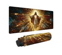 Tapis de Souris Gaming XXL Ange Religion, Tapis de Souris XXL - 900x400x3mm - Mouse Pad Mat, sous Main Bureau Gamer Extra Large en Tissu, Base antidérapante, pour Gamer, Personnel -43075