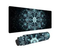 Tapis de Souris Gaming XXL Grand Mousepad 1600 x 800 mm, Grand Tapis de Bureau sous Main avec Base en Caoutchouc antidérapante pour Gamer, Améliore la précision et la Vitesse (Fleurs Mancha ro) C-379