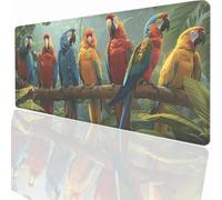 Tapis de Souris Gaming XXL Grand Mousepad 600x300x3mm, Grand Tapis de Bureau sous Main avec Base en Caoutchouc antidérapante pour PC Gamer, Améliore la précision et la Vitesse Animal PjY3577 T-D