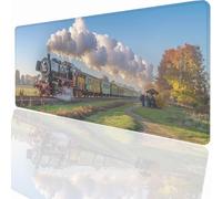 Tapis de Souris Gaming XXL Grand Mousepad 700 x 300 x 3 mm, Grand Tapis de Bureau sous Main avec Base Caoutchouc antidérapante pour PC Gamer Améliore la précision et la Vitesse Paysage Former LMDT5911