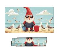 Tapis de Souris Gaming XXL Tapis Souris 900 x 400 mm, Grand Gaming Mouse Pad Base en Caoutchouc Antidérapante, Accessoire Bureau, pour Gamer, Personnel de Bureau (Goéland pygmée) d-944