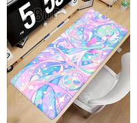 Tapis de souris Gardevoir Pokemon Kawaii, grand tapis de bureau pour clavier d'ordinateur, impression HD, tapis de bureau mignon en caoutchouc pour jeux, tapis de souris XXL Gardevoir 21