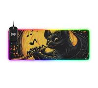 Tapis de souris géant lavable Motif chauve-souris Motif chauve-souris Halloween 89,9 x 40 cm