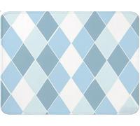 Tapis de Souris Géométrie, sous Main Bureau Gaming Merchandise Tapis Souris, Mouse Pad Texturé en Caoutchouc, Portable, Accessoire Bureau pour Jeux, Travail Voyage 20 x 25 x 0.3 cm Rayures qw-216