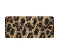 Tapis de Souris Graffiti Noir Marron Tapis Souris Durable sous Main Bureau Base Caoutchouc Antidérapante Accessoire Bureau Mouse Pad Améliore Vitesse Desk Mat Mousepad 300x800x3mm