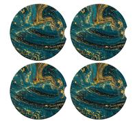 Tapis de souris grand format à motif marbre abstrait, design ergonomique avec repose-poignet en gel à mémoire de forme pour un confort accru,